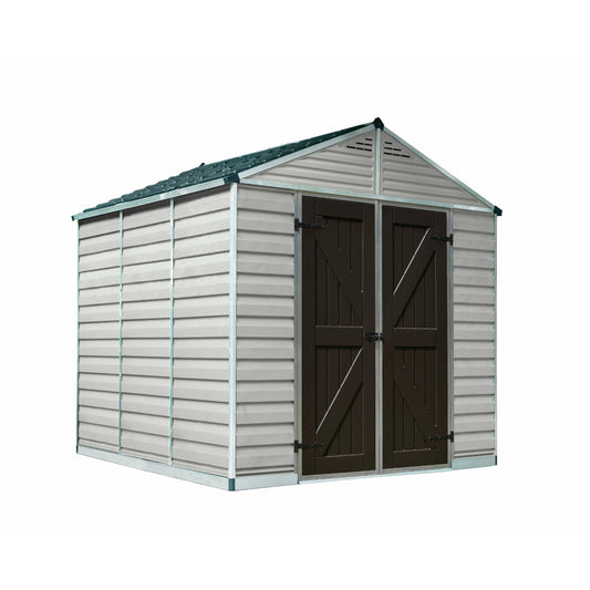Palram SkyLight 8' x 12' Storage Shed - Tan