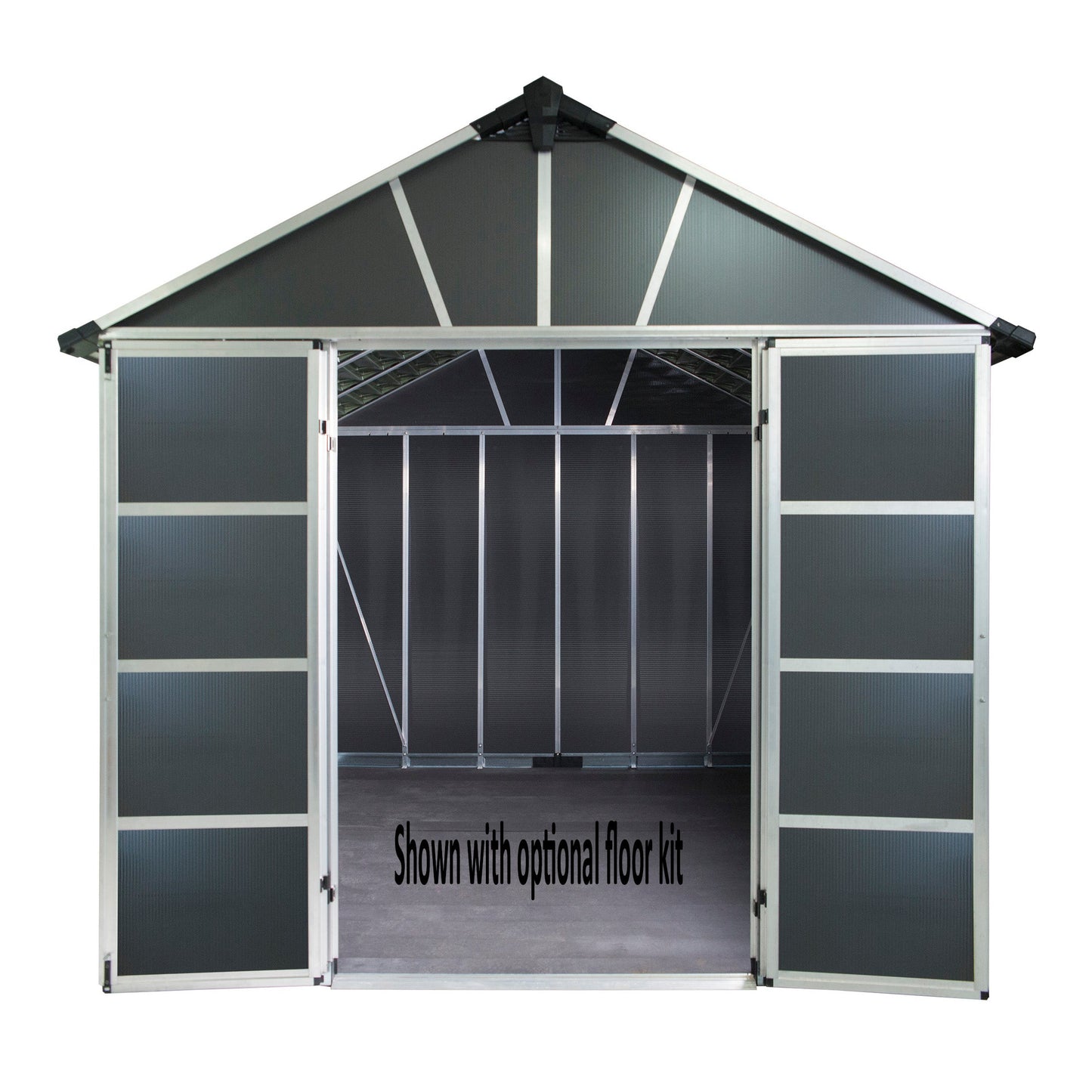 Palram Yukon Shed S- 11' x 21' Gray