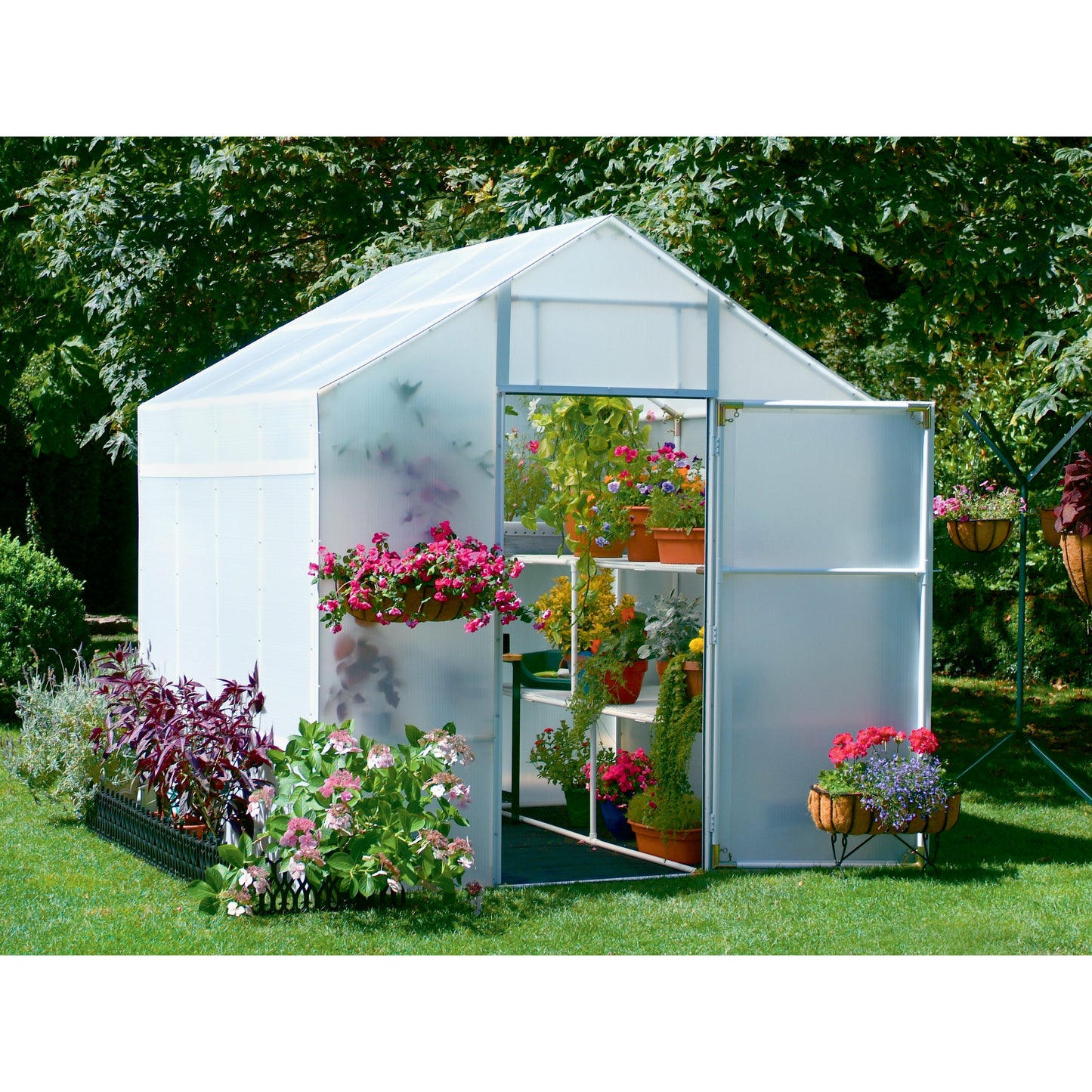 Solexx Garden Master Greenhouse 8'W x 8'L x 8'9"H