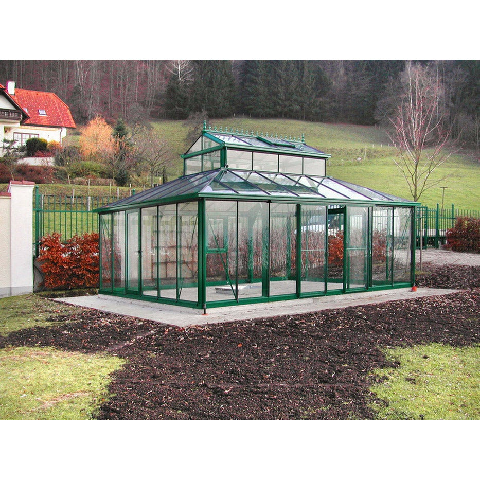 Exaco Janssens Cathedral Victorian Greenhouse with Large Cupola 15 x 20 Ft