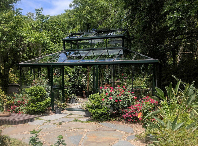 Exaco Janssens Cathedral Victorian Greenhouse with Large Cupola 15 x 20 Ft