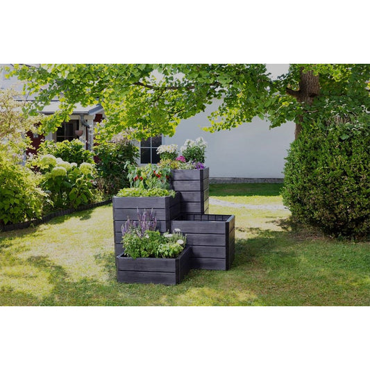Ergo "Quadro" Stackable Raised Bed Planters by Graf