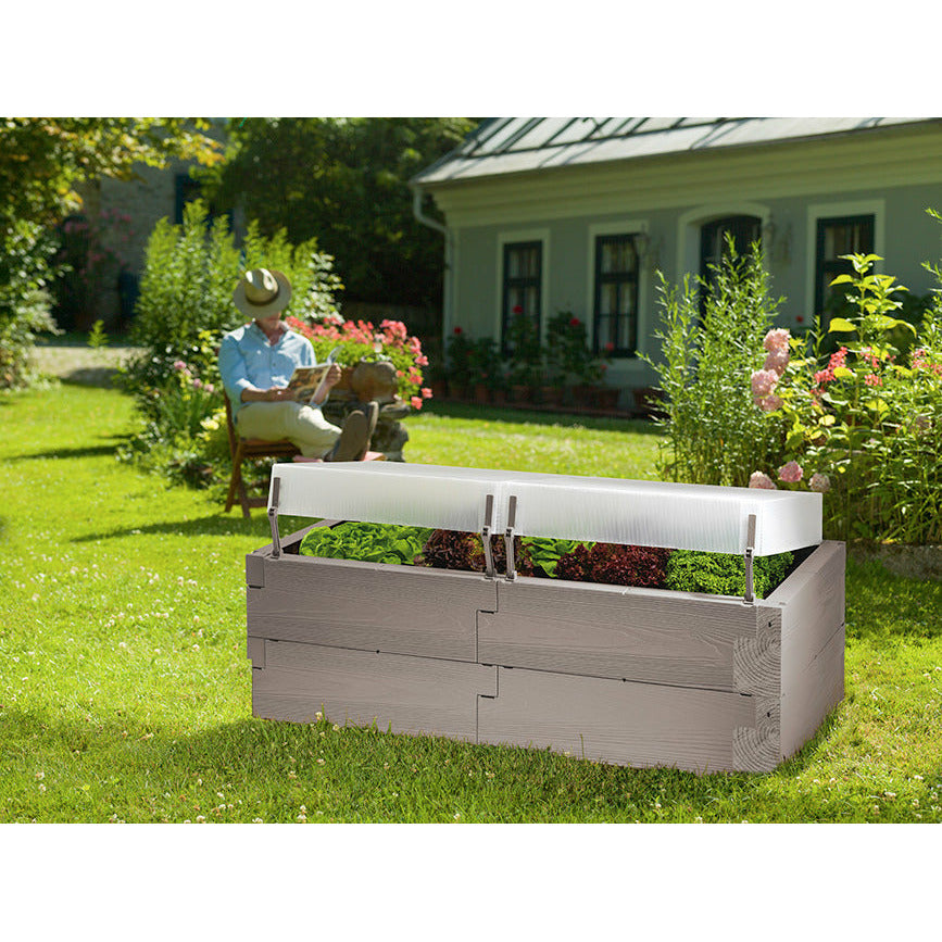 Grey "Timber" Raised Bed