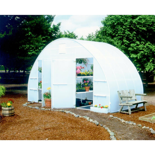Solexx Conservatory Greenhouse Deluxe 16'W x 8'L x 9'6"H