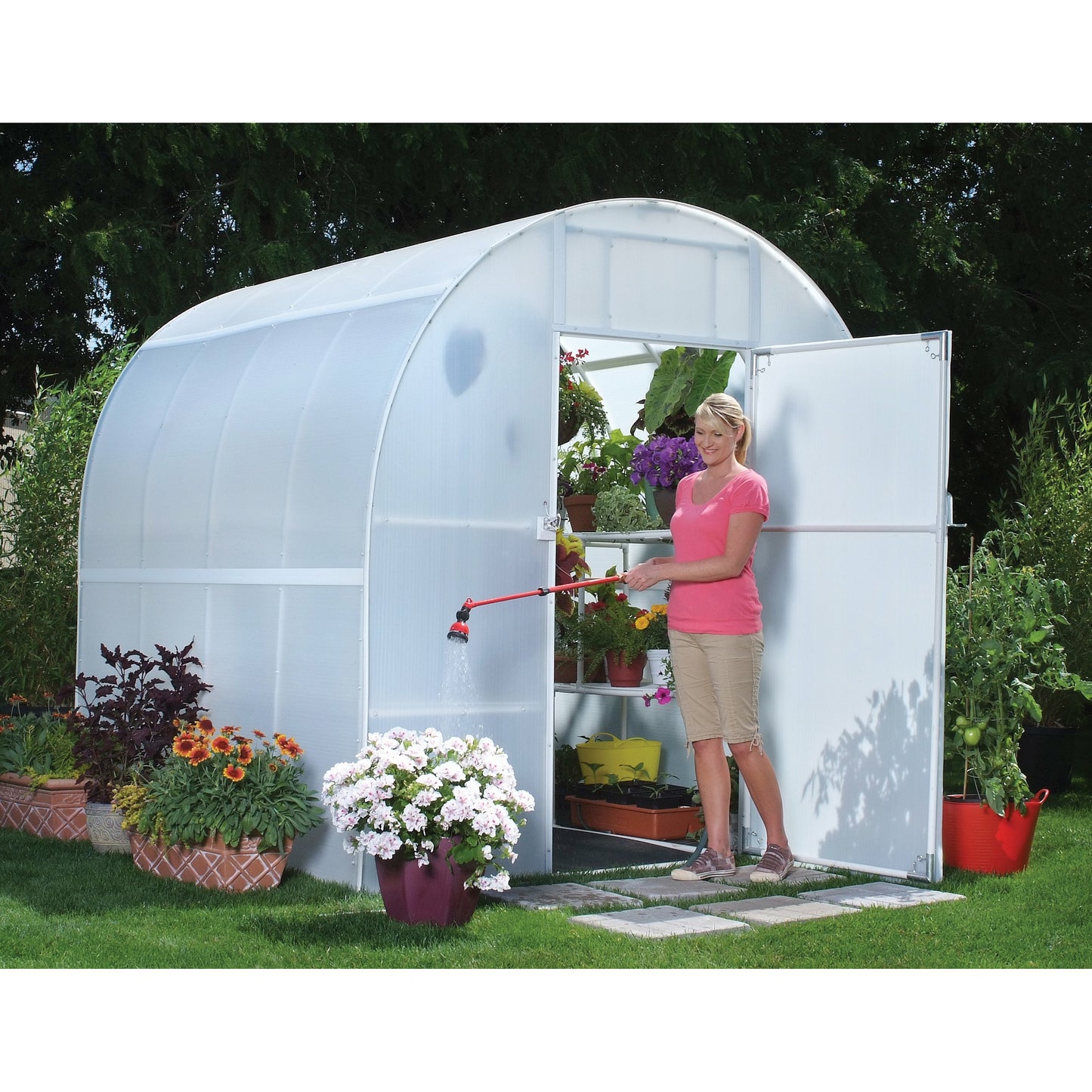 Solexx Gardener's Oasis Greenhouse 8'W x 16'L x 8'H